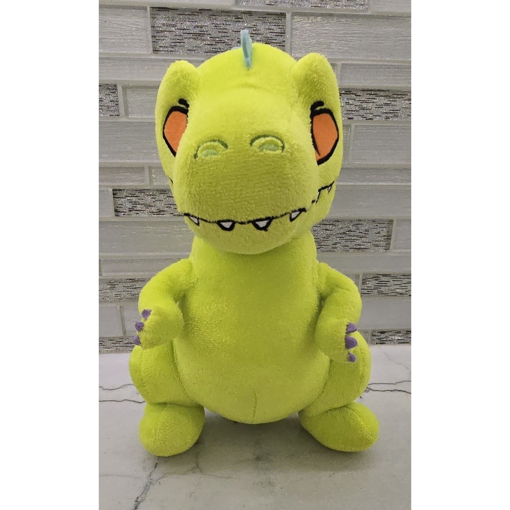 Nickelodeon Rugrats Reptar 10" Plush Toy Just Play 2023 Green Dinosaur Dino